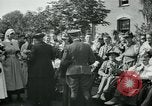 Image of Wounded and injured WWI American soldiers in England presented flowers United Kingdom, 1918, second 45 stock footage video 65675068358