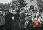 Image of Wounded and injured WWI American soldiers in England presented flowers United Kingdom, 1918, second 46 stock footage video 65675068358