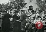 Image of Wounded and injured WWI American soldiers in England presented flowers United Kingdom, 1918, second 47 stock footage video 65675068358