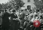 Image of Wounded and injured WWI American soldiers in England presented flowers United Kingdom, 1918, second 48 stock footage video 65675068358
