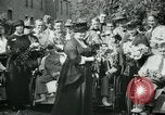 Image of Wounded and injured WWI American soldiers in England presented flowers United Kingdom, 1918, second 49 stock footage video 65675068358