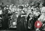 Image of Wounded and injured WWI American soldiers in England presented flowers United Kingdom, 1918, second 50 stock footage video 65675068358