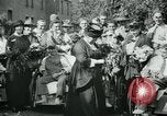 Image of Wounded and injured WWI American soldiers in England presented flowers United Kingdom, 1918, second 52 stock footage video 65675068358