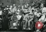 Image of Wounded and injured WWI American soldiers in England presented flowers United Kingdom, 1918, second 57 stock footage video 65675068358