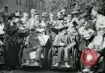 Image of Wounded and injured WWI American soldiers in England presented flowers United Kingdom, 1918, second 58 stock footage video 65675068358