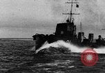 Image of British and German warship encounters during World War I European Theater, 1917, second 8 stock footage video 65675068363