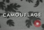 Image of flat net camouflage techniques World War 2 United States USA, 1942, second 16 stock footage video 65675068404