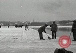 Image of Cutting ice blocks from a frozen lake United States USA, 1916, second 4 stock footage video 65675068419