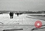 Image of Cutting ice blocks from a frozen lake United States USA, 1916, second 18 stock footage video 65675068419