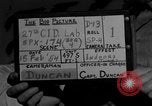 Standbild Kriminalpolizei Frankfurt Deutschland, 1954, aus Sekunde 3 historischem Filmmaterial Videoclip 65675068430