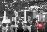 Image of Visitors at Edison Institute, Ford Museum, and Greenfield Village Dearborn Michigan USA, 1948, second 12 stock footage video 65675068468