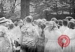 Image of Visitors at Edison Institute, Ford Museum, and Greenfield Village Dearborn Michigan USA, 1948, second 31 stock footage video 65675068468