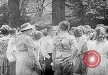 Image of Visitors at Edison Institute, Ford Museum, and Greenfield Village Dearborn Michigan USA, 1948, second 32 stock footage video 65675068468
