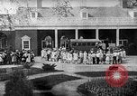 Image of Visitors at Edison Institute, Ford Museum, and Greenfield Village Dearborn Michigan USA, 1948, second 33 stock footage video 65675068468