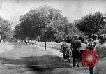 Image of Visitors at Edison Institute, Ford Museum, and Greenfield Village Dearborn Michigan USA, 1948, second 52 stock footage video 65675068468
