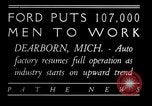 Image of Ford auto factory Dearborn Michigan USA, 1931, second 5 stock footage video 65675068469