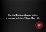 Image AEF La 42e Division d'infanterie (Rainbow Division) en France France, 1918, de la seconde 3 séquences d'archives historiques vidéo 65675068475