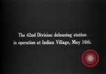 Image AEF La 42e Division d'infanterie (Rainbow Division) en France France, 1918, de la seconde 7 séquences d'archives historiques vidéo 65675068475