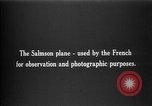 Standbild Salmson französische Aufklärer Viefvillers Frankreich, 1918, aus Sekunde 3 historischem Filmmaterial Videoclip 65675068479