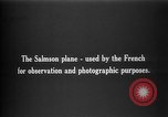 Standbild Salmson französische Aufklärer Viefvillers Frankreich, 1918, aus Sekunde 4 historischem Filmmaterial Videoclip 65675068479