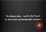 Standbild Salmson französische Aufklärer Viefvillers Frankreich, 1918, aus Sekunde 5 historischem Filmmaterial Videoclip 65675068479