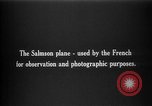 Standbild Salmson französische Aufklärer Viefvillers Frankreich, 1918, aus Sekunde 6 historischem Filmmaterial Videoclip 65675068479