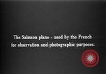 Standbild Salmson französische Aufklärer Viefvillers Frankreich, 1918, aus Sekunde 7 historischem Filmmaterial Videoclip 65675068479