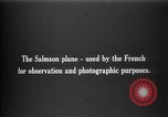Standbild Salmson französische Aufklärer Viefvillers Frankreich, 1918, aus Sekunde 8 historischem Filmmaterial Videoclip 65675068479