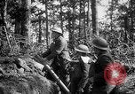 Image of 165th Infantry Regiment troops fire a mortar France, 1918, second 12 stock footage video 65675068484
