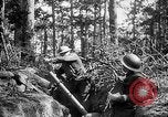 Image of 165th Infantry Regiment troops fire a mortar France, 1918, second 24 stock footage video 65675068484