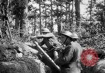 Image of 165th Infantry Regiment troops fire a mortar France, 1918, second 34 stock footage video 65675068484