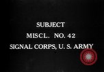 Image of 165th Infantry Regiment troops fire a mortar France, 1918, second 38 stock footage video 65675068484