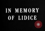 Image Service Commémoratif de Lidice victimes Lidice Tchécoslovaquie, 1945, de la seconde 11 séquences d'archives historiques vidéo 65675068485