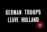 Standbild deutsche Soldaten Holland Niederlande, 1945, aus Sekunde 3 historischem Filmmaterial Videoclip 65675068486