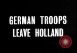 Standbild deutsche Soldaten Holland Niederlande, 1945, aus Sekunde 4 historischem Filmmaterial Videoclip 65675068486