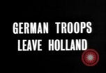 Standbild deutsche Soldaten Holland Niederlande, 1945, aus Sekunde 5 historischem Filmmaterial Videoclip 65675068486