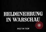 Image of Fallen Polish heroes of the Resistance Warsaw Poland, 1945, second 3 stock footage video 65675068492
