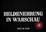 Image of Fallen Polish heroes of the Resistance Warsaw Poland, 1945, second 4 stock footage video 65675068492