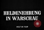 Image of Fallen Polish heroes of the Resistance Warsaw Poland, 1945, second 6 stock footage video 65675068492