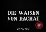 Image of Orphanage Dachau Germany, 1945, second 6 stock footage video 65675068495