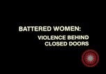 Image of battered women United States USA, 1977, second 30 stock footage video 65675068525