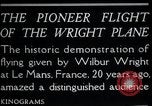 Image of Wilbur Wright Le Mans France, 1908, second 4 stock footage video 65675068543