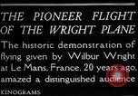 Image of Wilbur Wright Le Mans France, 1908, second 9 stock footage video 65675068543