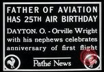 Image of Orville Wright Dayton Ohio USA, 1928, second 3 stock footage video 65675068548