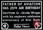 Image of Orville Wright Dayton Ohio USA, 1928, second 5 stock footage video 65675068548