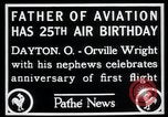 Image of Orville Wright Dayton Ohio USA, 1928, second 7 stock footage video 65675068548