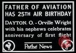 Image of Orville Wright Dayton Ohio USA, 1928, second 8 stock footage video 65675068548