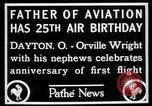 Image of Orville Wright Dayton Ohio USA, 1928, second 9 stock footage video 65675068548