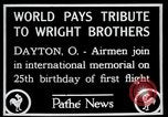 Image of Wright Brothers airplane Dayton Ohio USA, 1928, second 3 stock footage video 65675068549