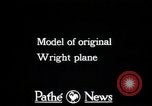 Image of Wright Brothers airplane Dayton Ohio USA, 1928, second 18 stock footage video 65675068549